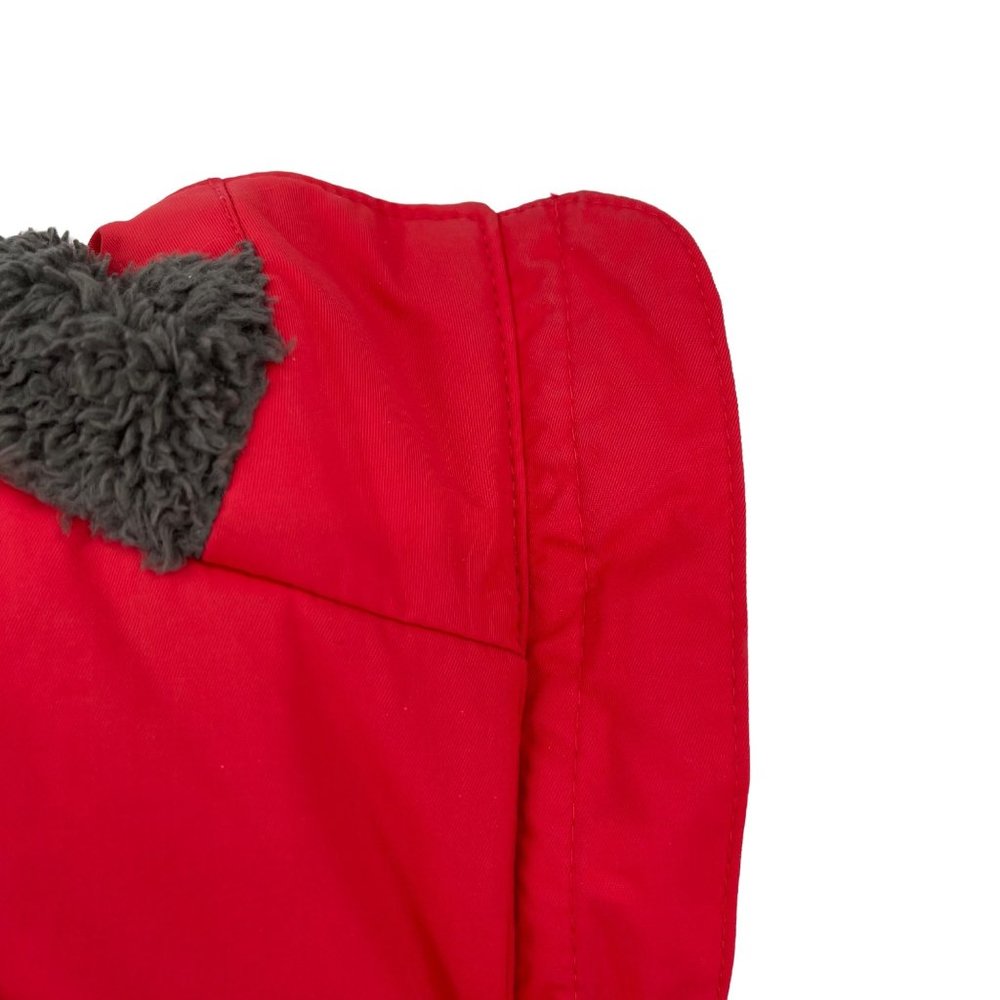 L.L. Bean Winter Warmer Jacket Fleece Lined Hooded Red 271138 Women 1X Regular - Picture 12 of 12